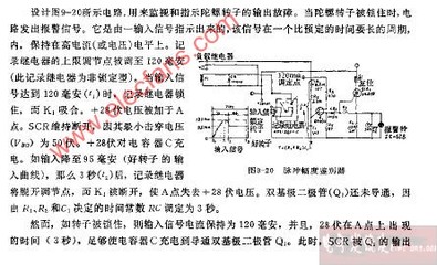 脉冲点平鉴别器和故障指示器电路图-电子电路图,电子技术资料网站